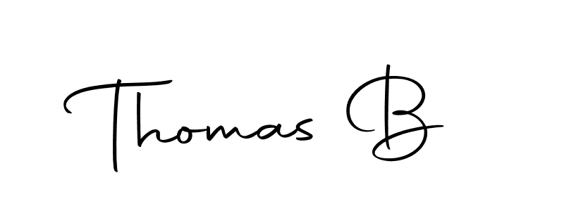 Create a beautiful signature design for name Thomas B. With this signature (Autography-DOLnW) fonts, you can make a handwritten signature for free. Thomas B signature style 10 images and pictures png