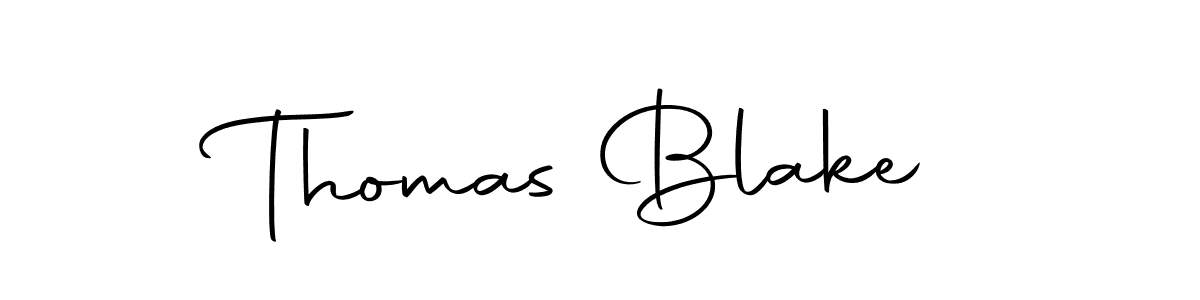 Create a beautiful signature design for name Thomas Blake. With this signature (Autography-DOLnW) fonts, you can make a handwritten signature for free. Thomas Blake signature style 10 images and pictures png