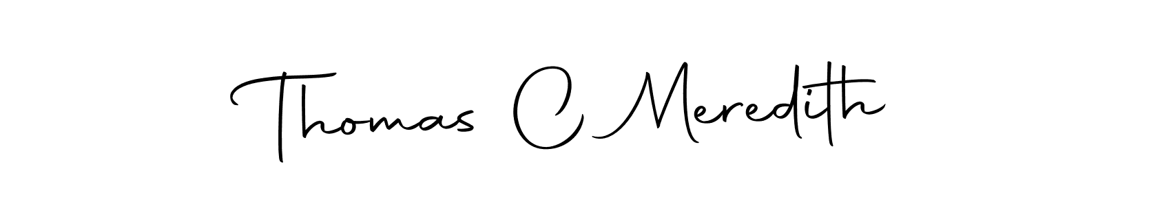 You should practise on your own different ways (Autography-DOLnW) to write your name (Thomas C Meredith) in signature. don't let someone else do it for you. Thomas C Meredith signature style 10 images and pictures png