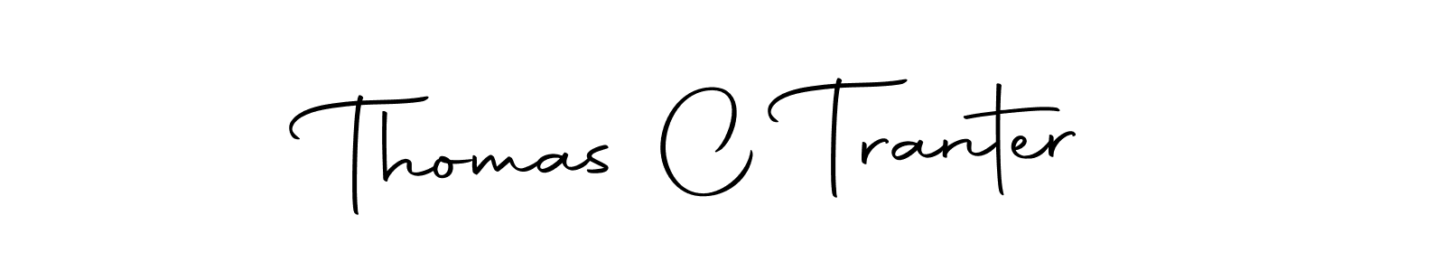 Make a beautiful signature design for name Thomas C Tranter. With this signature (Autography-DOLnW) style, you can create a handwritten signature for free. Thomas C Tranter signature style 10 images and pictures png