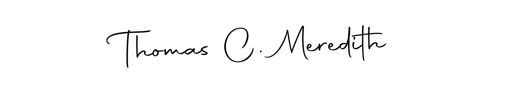 Make a beautiful signature design for name Thomas C. Meredith. With this signature (Autography-DOLnW) style, you can create a handwritten signature for free. Thomas C. Meredith signature style 10 images and pictures png