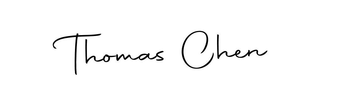 How to make Thomas Chen name signature. Use Autography-DOLnW style for creating short signs online. This is the latest handwritten sign. Thomas Chen signature style 10 images and pictures png