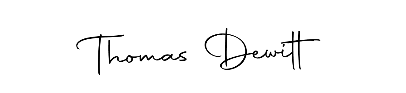 Design your own signature with our free online signature maker. With this signature software, you can create a handwritten (Autography-DOLnW) signature for name Thomas Dewitt. Thomas Dewitt signature style 10 images and pictures png