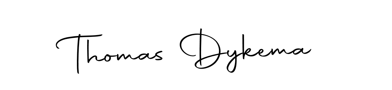 How to make Thomas Dykema name signature. Use Autography-DOLnW style for creating short signs online. This is the latest handwritten sign. Thomas Dykema signature style 10 images and pictures png