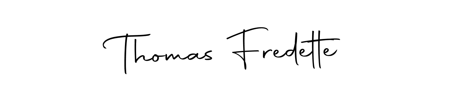 How to make Thomas Fredette signature? Autography-DOLnW is a professional autograph style. Create handwritten signature for Thomas Fredette name. Thomas Fredette signature style 10 images and pictures png