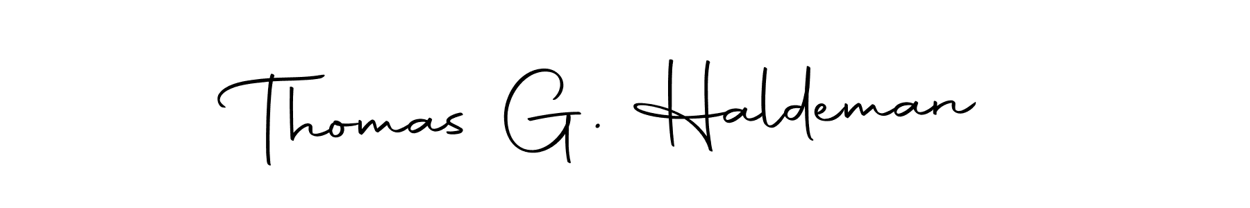 Design your own signature with our free online signature maker. With this signature software, you can create a handwritten (Autography-DOLnW) signature for name Thomas G. Haldeman. Thomas G. Haldeman signature style 10 images and pictures png