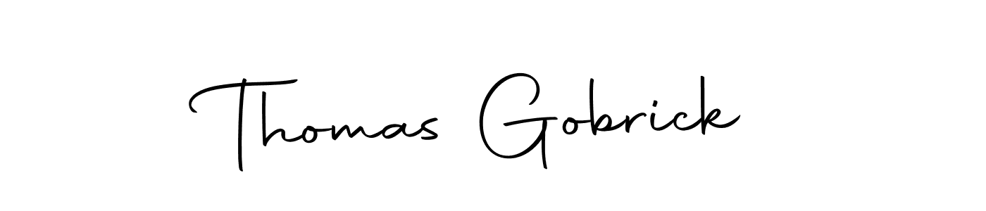 The best way (Autography-DOLnW) to make a short signature is to pick only two or three words in your name. The name Thomas Gobrick include a total of six letters. For converting this name. Thomas Gobrick signature style 10 images and pictures png