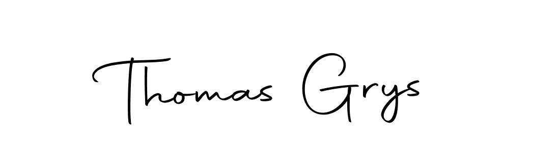 How to make Thomas Grys name signature. Use Autography-DOLnW style for creating short signs online. This is the latest handwritten sign. Thomas Grys signature style 10 images and pictures png