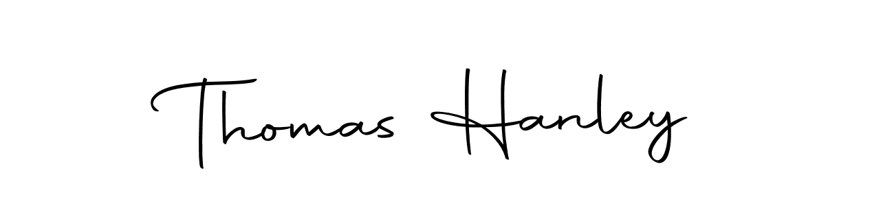 Thomas Hanley stylish signature style. Best Handwritten Sign (Autography-DOLnW) for my name. Handwritten Signature Collection Ideas for my name Thomas Hanley. Thomas Hanley signature style 10 images and pictures png