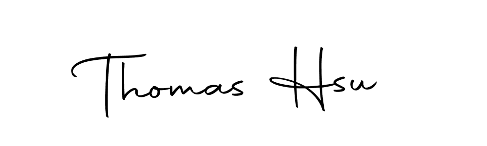 Create a beautiful signature design for name Thomas Hsu. With this signature (Autography-DOLnW) fonts, you can make a handwritten signature for free. Thomas Hsu signature style 10 images and pictures png