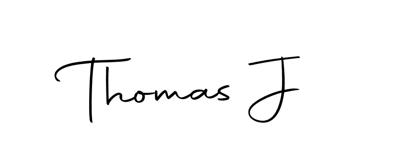 You should practise on your own different ways (Autography-DOLnW) to write your name (Thomas J) in signature. don't let someone else do it for you. Thomas J signature style 10 images and pictures png