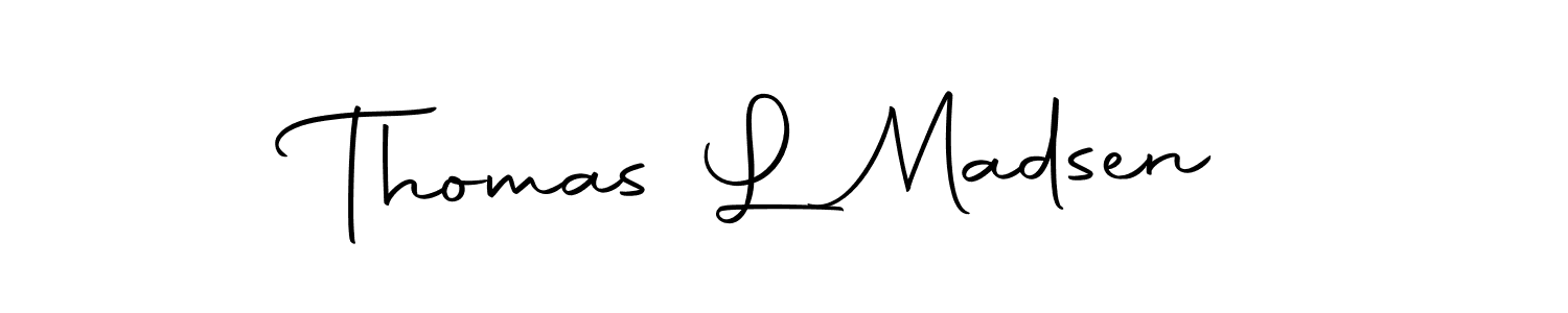 Autography-DOLnW is a professional signature style that is perfect for those who want to add a touch of class to their signature. It is also a great choice for those who want to make their signature more unique. Get Thomas L Madsen name to fancy signature for free. Thomas L Madsen signature style 10 images and pictures png