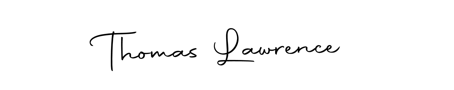 Make a short Thomas Lawrence signature style. Manage your documents anywhere anytime using Autography-DOLnW. Create and add eSignatures, submit forms, share and send files easily. Thomas Lawrence signature style 10 images and pictures png