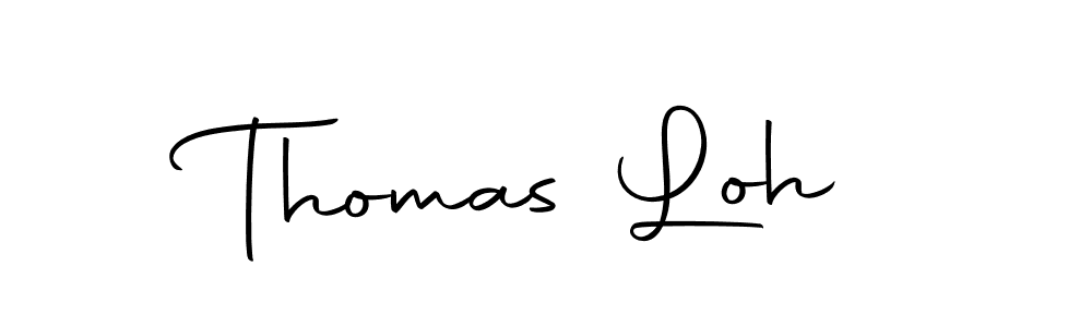 Use a signature maker to create a handwritten signature online. With this signature software, you can design (Autography-DOLnW) your own signature for name Thomas Loh. Thomas Loh signature style 10 images and pictures png