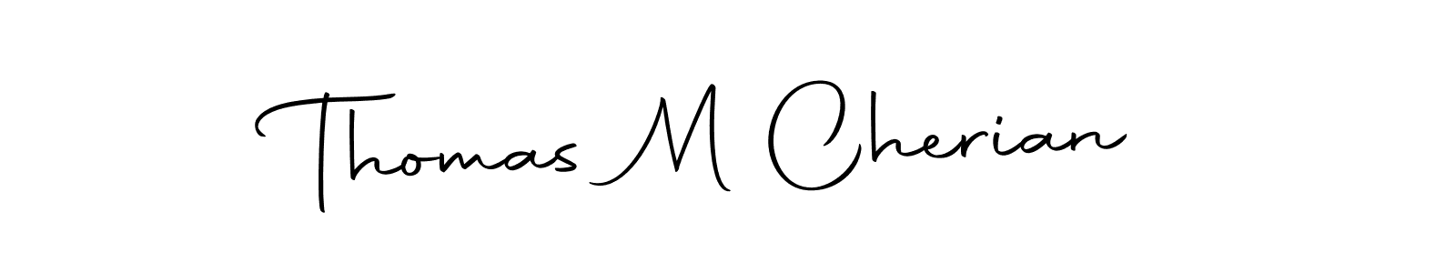 How to make Thomas M Cherian signature? Autography-DOLnW is a professional autograph style. Create handwritten signature for Thomas M Cherian name. Thomas M Cherian signature style 10 images and pictures png