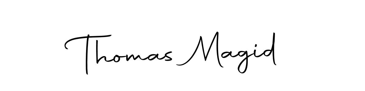 Make a beautiful signature design for name Thomas Magid. Use this online signature maker to create a handwritten signature for free. Thomas Magid signature style 10 images and pictures png
