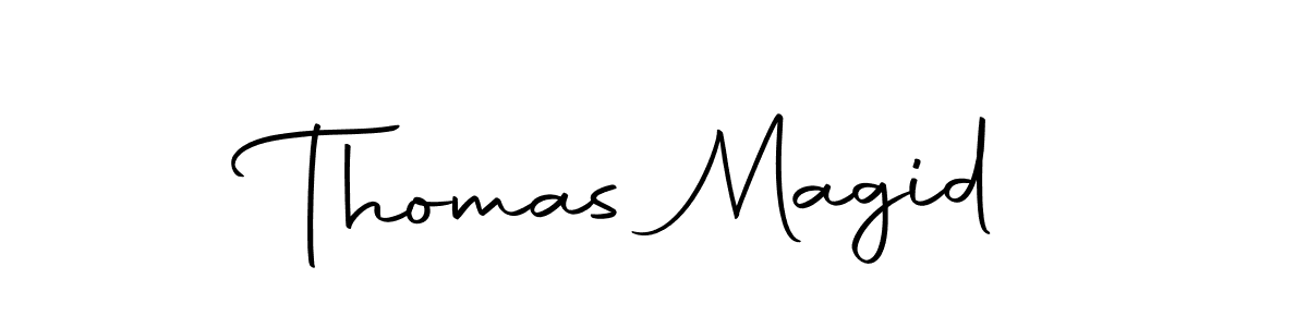 You can use this online signature creator to create a handwritten signature for the name Thomas Magid. This is the best online autograph maker. Thomas Magid signature style 10 images and pictures png