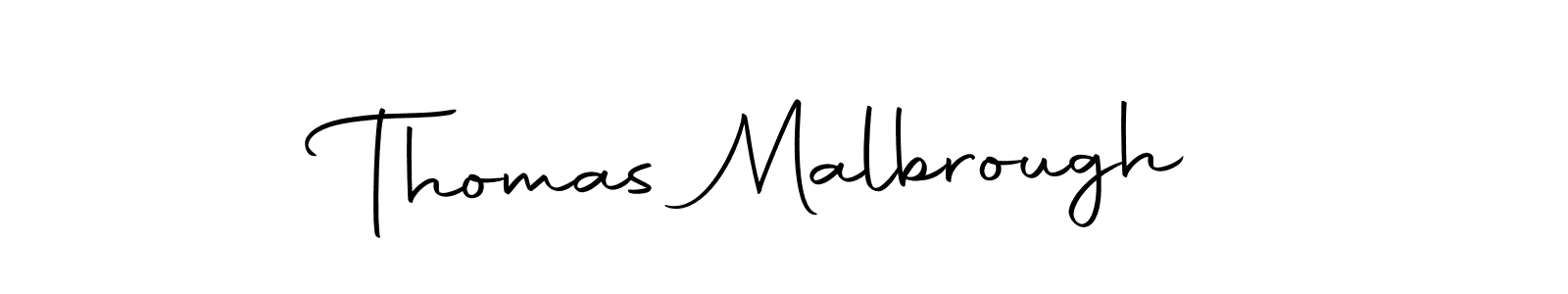 How to make Thomas Malbrough name signature. Use Autography-DOLnW style for creating short signs online. This is the latest handwritten sign. Thomas Malbrough signature style 10 images and pictures png