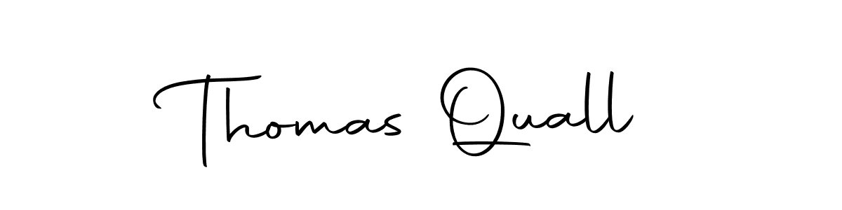 Use a signature maker to create a handwritten signature online. With this signature software, you can design (Autography-DOLnW) your own signature for name Thomas Quall. Thomas Quall signature style 10 images and pictures png