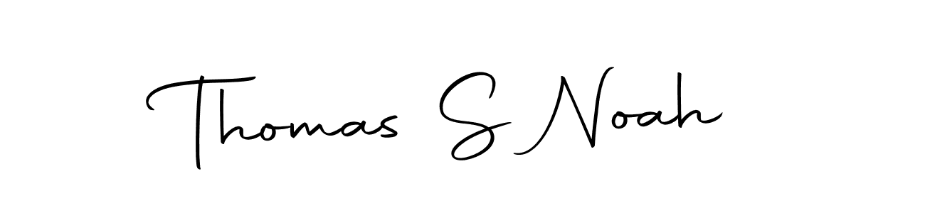 Make a beautiful signature design for name Thomas S Noah. With this signature (Autography-DOLnW) style, you can create a handwritten signature for free. Thomas S Noah signature style 10 images and pictures png