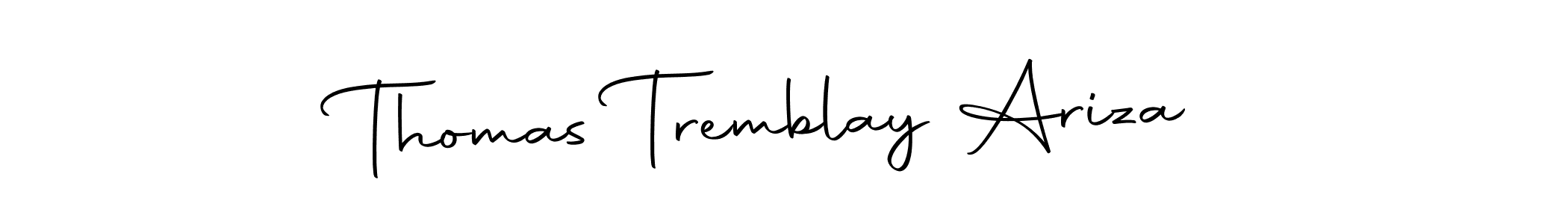 Check out images of Autograph of Thomas Tremblay Ariza name. Actor Thomas Tremblay Ariza Signature Style. Autography-DOLnW is a professional sign style online. Thomas Tremblay Ariza signature style 10 images and pictures png