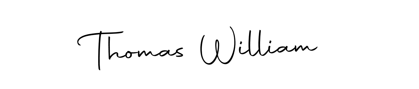 How to make Thomas William name signature. Use Autography-DOLnW style for creating short signs online. This is the latest handwritten sign. Thomas William signature style 10 images and pictures png