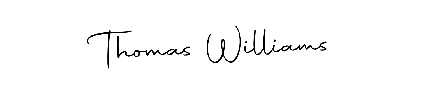 Design your own signature with our free online signature maker. With this signature software, you can create a handwritten (Autography-DOLnW) signature for name Thomas Williams. Thomas Williams signature style 10 images and pictures png