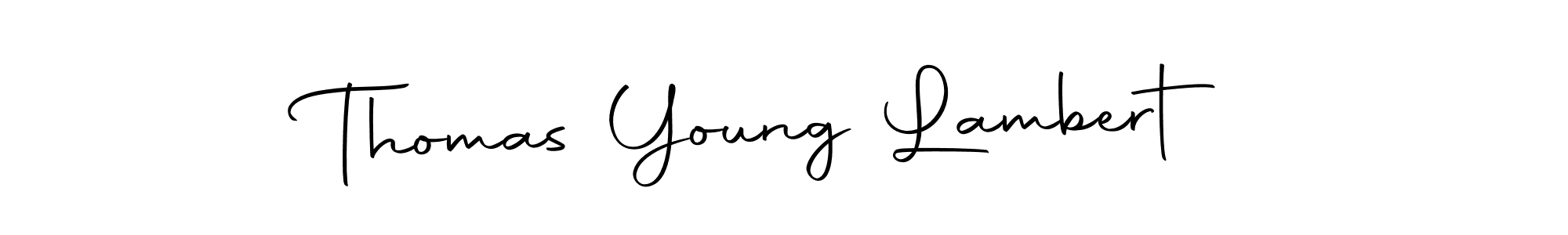 Make a short Thomas Young Lambert signature style. Manage your documents anywhere anytime using Autography-DOLnW. Create and add eSignatures, submit forms, share and send files easily. Thomas Young Lambert signature style 10 images and pictures png