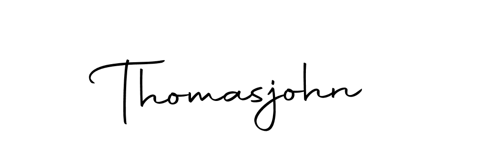 Make a short Thomasjohn signature style. Manage your documents anywhere anytime using Autography-DOLnW. Create and add eSignatures, submit forms, share and send files easily. Thomasjohn signature style 10 images and pictures png