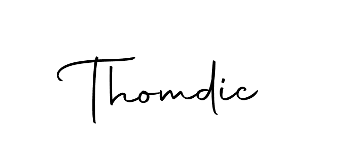 Thomdic stylish signature style. Best Handwritten Sign (Autography-DOLnW) for my name. Handwritten Signature Collection Ideas for my name Thomdic. Thomdic signature style 10 images and pictures png