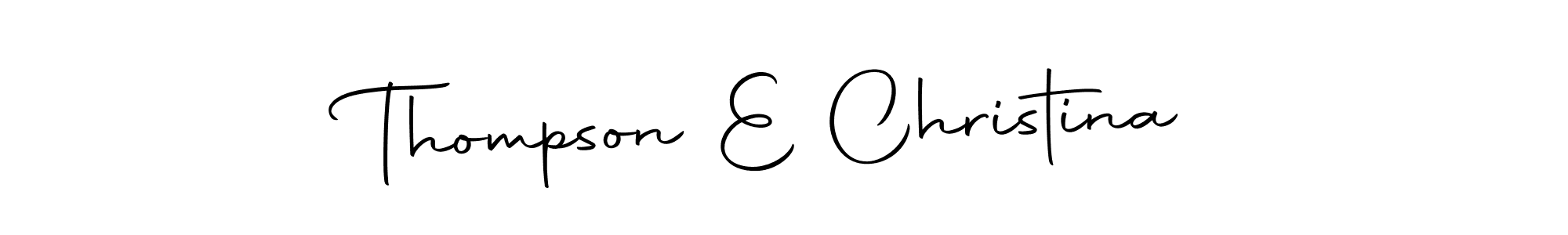 Also You can easily find your signature by using the search form. We will create Thompson E Christina name handwritten signature images for you free of cost using Autography-DOLnW sign style. Thompson E Christina signature style 10 images and pictures png