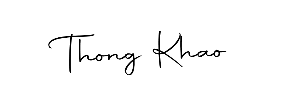 Make a short Thong Khao signature style. Manage your documents anywhere anytime using Autography-DOLnW. Create and add eSignatures, submit forms, share and send files easily. Thong Khao signature style 10 images and pictures png