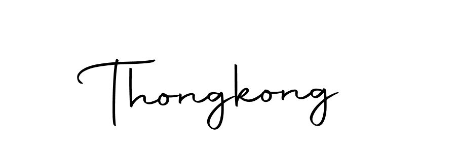 Design your own signature with our free online signature maker. With this signature software, you can create a handwritten (Autography-DOLnW) signature for name Thongkong. Thongkong signature style 10 images and pictures png