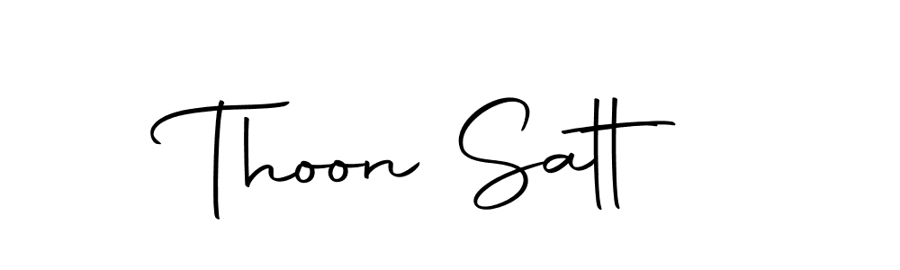 How to make Thoon Satt signature? Autography-DOLnW is a professional autograph style. Create handwritten signature for Thoon Satt name. Thoon Satt signature style 10 images and pictures png