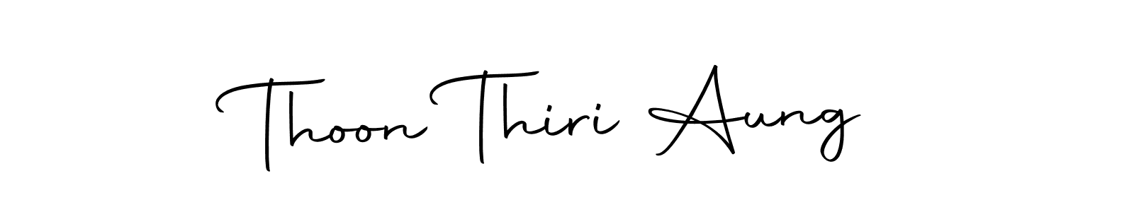 The best way (Autography-DOLnW) to make a short signature is to pick only two or three words in your name. The name Thoon Thiri Aung include a total of six letters. For converting this name. Thoon Thiri Aung signature style 10 images and pictures png