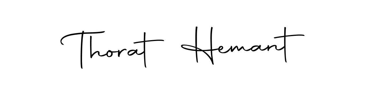 You should practise on your own different ways (Autography-DOLnW) to write your name (Thorat Hemant) in signature. don't let someone else do it for you. Thorat Hemant signature style 10 images and pictures png