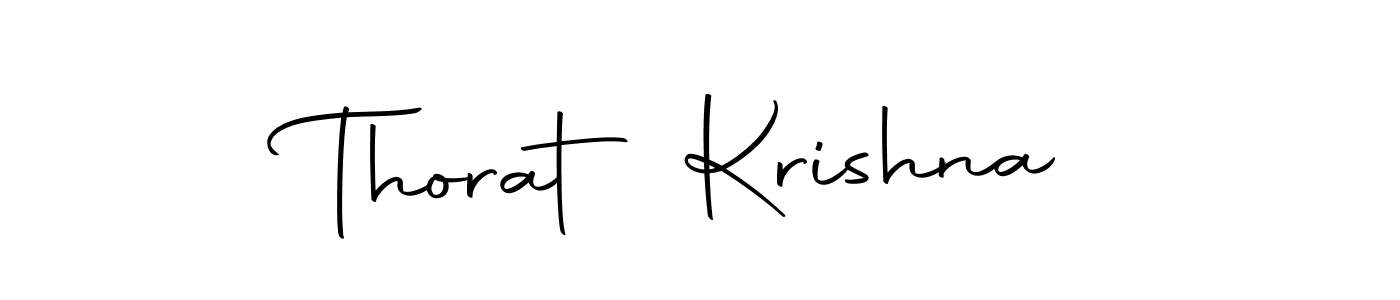 Make a beautiful signature design for name Thorat Krishna. With this signature (Autography-DOLnW) style, you can create a handwritten signature for free. Thorat Krishna signature style 10 images and pictures png