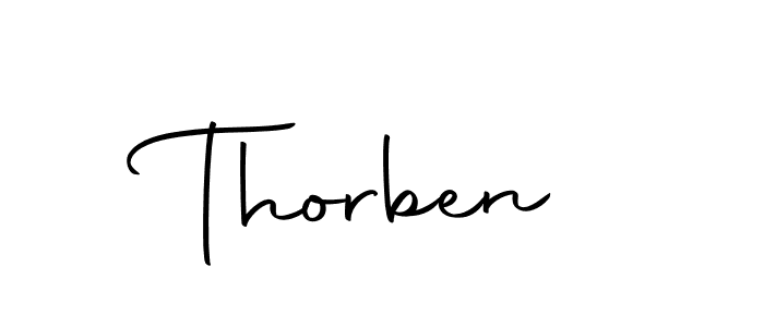 Thorben stylish signature style. Best Handwritten Sign (Autography-DOLnW) for my name. Handwritten Signature Collection Ideas for my name Thorben. Thorben signature style 10 images and pictures png