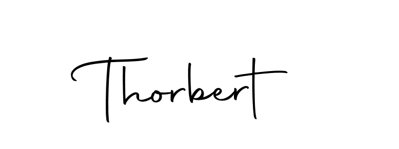 Design your own signature with our free online signature maker. With this signature software, you can create a handwritten (Autography-DOLnW) signature for name Thorbert. Thorbert signature style 10 images and pictures png
