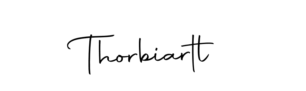 How to make Thorbiartl name signature. Use Autography-DOLnW style for creating short signs online. This is the latest handwritten sign. Thorbiartl signature style 10 images and pictures png