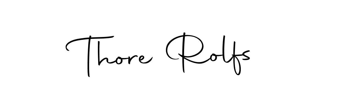 Use a signature maker to create a handwritten signature online. With this signature software, you can design (Autography-DOLnW) your own signature for name Thore Rolfs. Thore Rolfs signature style 10 images and pictures png