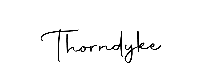 Use a signature maker to create a handwritten signature online. With this signature software, you can design (Autography-DOLnW) your own signature for name Thorndyke. Thorndyke signature style 10 images and pictures png