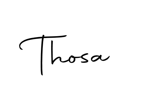 How to make Thosa signature? Autography-DOLnW is a professional autograph style. Create handwritten signature for Thosa name. Thosa signature style 10 images and pictures png