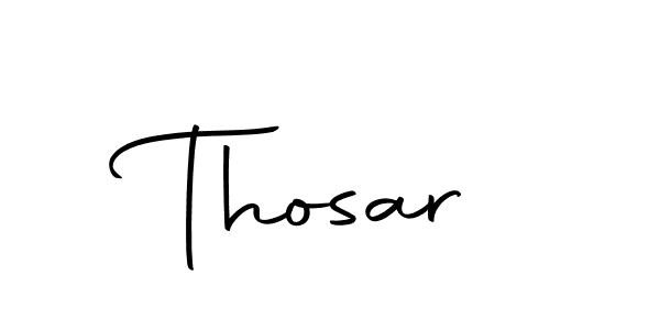 Make a beautiful signature design for name Thosar. Use this online signature maker to create a handwritten signature for free. Thosar signature style 10 images and pictures png