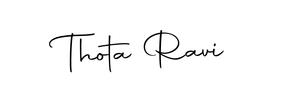 Autography-DOLnW is a professional signature style that is perfect for those who want to add a touch of class to their signature. It is also a great choice for those who want to make their signature more unique. Get Thota Ravi name to fancy signature for free. Thota Ravi signature style 10 images and pictures png