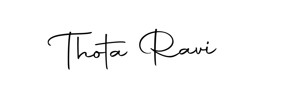 Autography-DOLnW is a professional signature style that is perfect for those who want to add a touch of class to their signature. It is also a great choice for those who want to make their signature more unique. Get Thota Ravi name to fancy signature for free. Thota Ravi signature style 10 images and pictures png