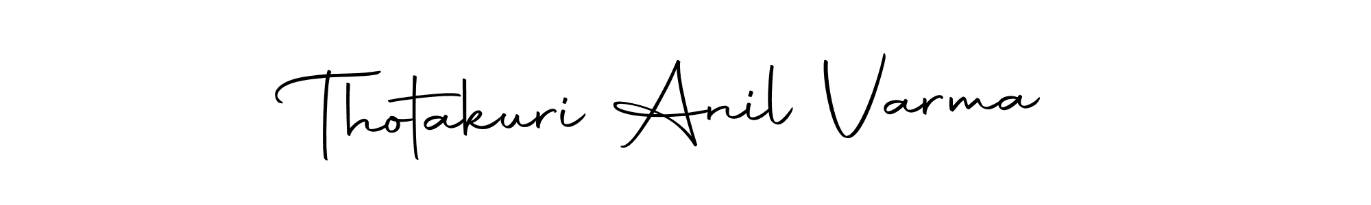 You should practise on your own different ways (Autography-DOLnW) to write your name (Thotakuri Anil Varma) in signature. don't let someone else do it for you. Thotakuri Anil Varma signature style 10 images and pictures png