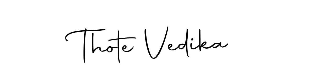 This is the best signature style for the Thote Vedika name. Also you like these signature font (Autography-DOLnW). Mix name signature. Thote Vedika signature style 10 images and pictures png