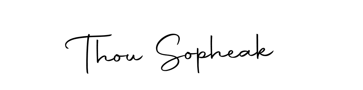 Here are the top 10 professional signature styles for the name Thou Sopheak. These are the best autograph styles you can use for your name. Thou Sopheak signature style 10 images and pictures png