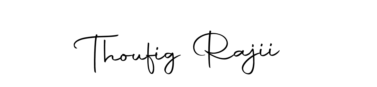 The best way (Autography-DOLnW) to make a short signature is to pick only two or three words in your name. The name Thoufig Rajii include a total of six letters. For converting this name. Thoufig Rajii signature style 10 images and pictures png